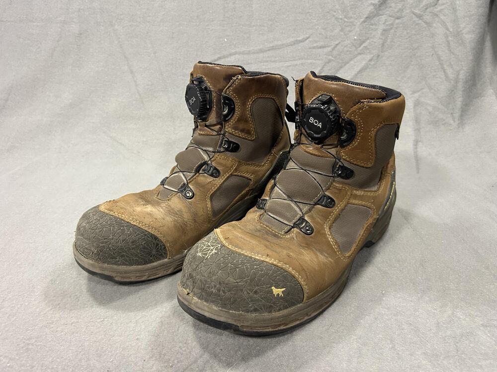 Irish Setter Kasota BOA Boots Mens Size 11.5 D Brown Leather Waterproof Workwear